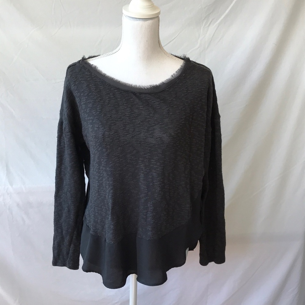 Anthropologie > Deletta Gray Pullover Top